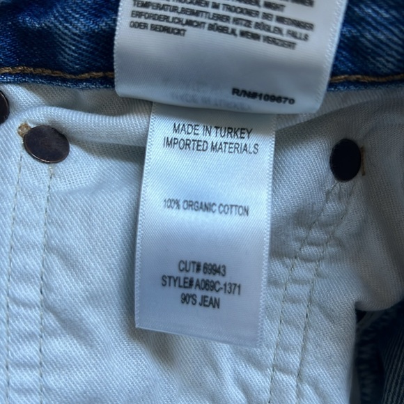 Agolde- 90’s Jean, color: Bound, size 24, like new, worn 2x & cleaned- big on me - Picture 10 of 10